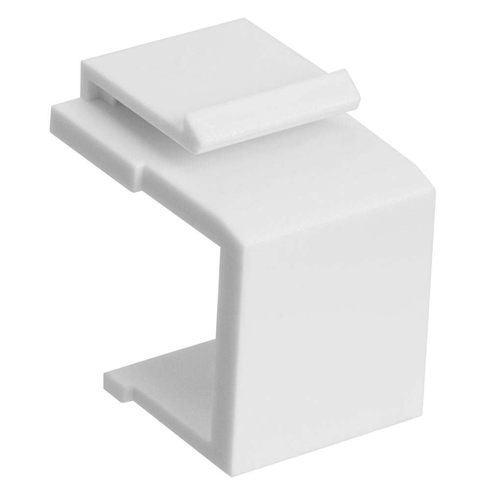 Blank Keystone Jack Inserts for Keystone Wallplate, Blank Insert for Wall Plate - 10 Pack, White