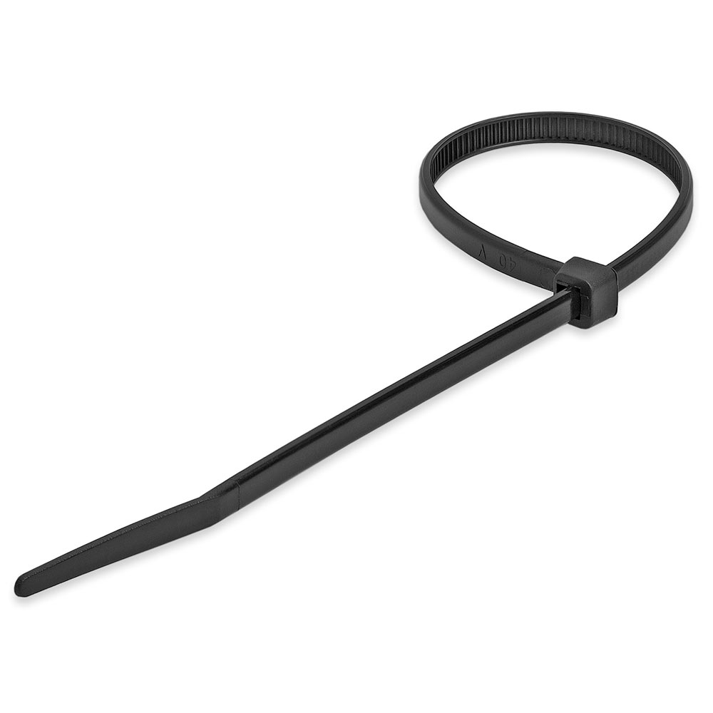 8inch 40-lbs Cable Tie, Pack of 100 - Black