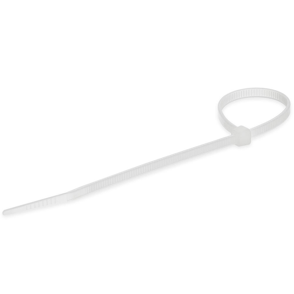 8inch 40-lbs Cable Tie, Pack of 100 - Clear