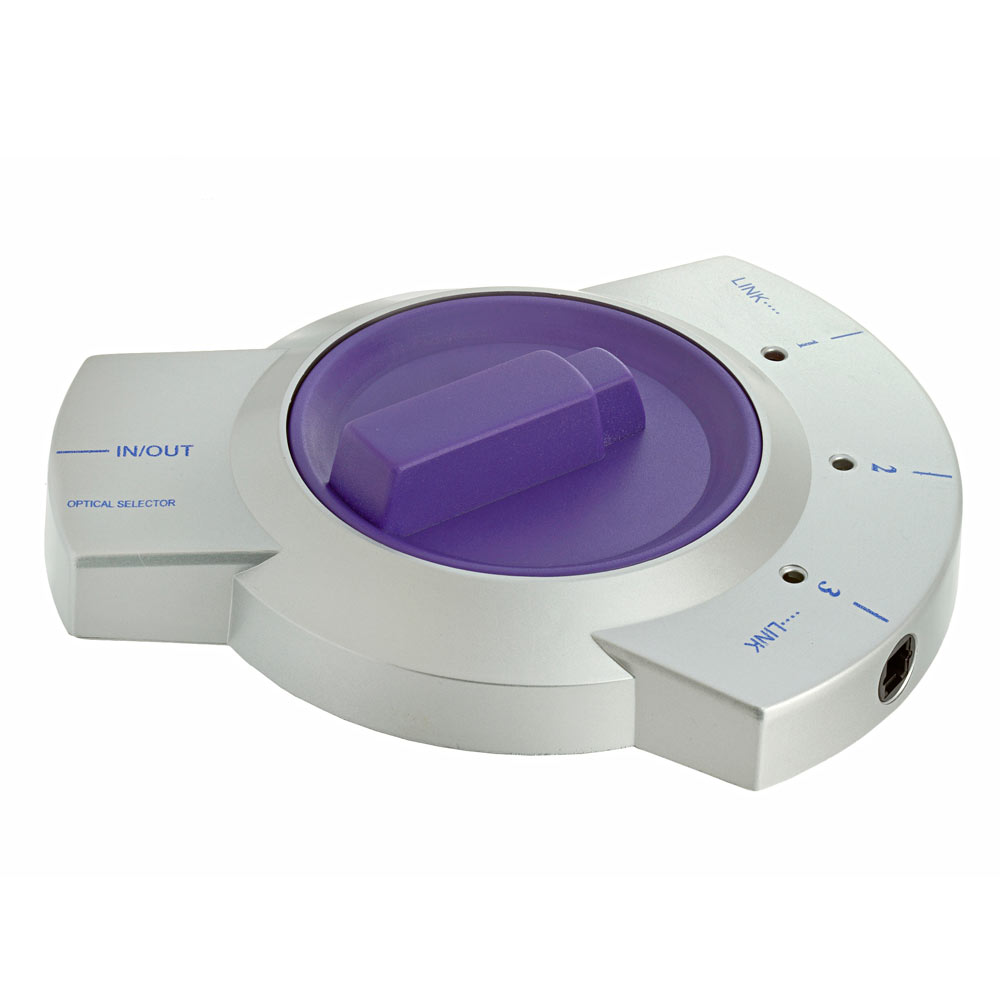 Optical Toslink Jack to 3xToslink Jacks 3-Way Bi-Directional Selector