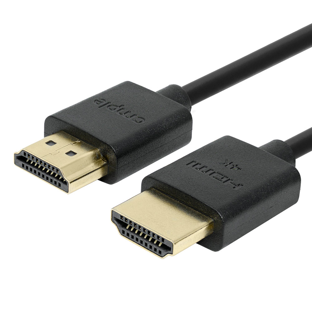 30AWG High Speed HDMI Cable 1.5FT HDMI 2.0 Ready - 3D Ethernet / ARC, Gold Plated Connectors - 1.5 Feet