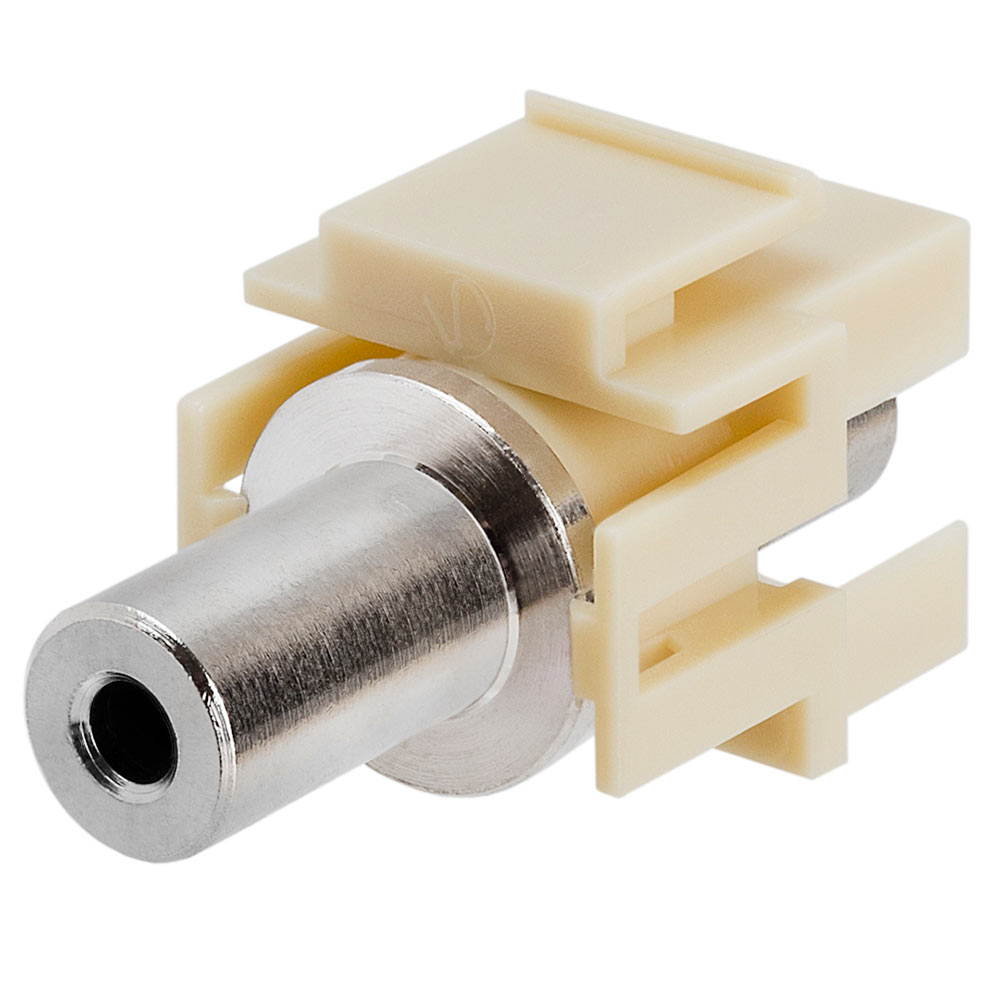 Keystone Jack - 3.5mm Stereo Female to Female Ivory
