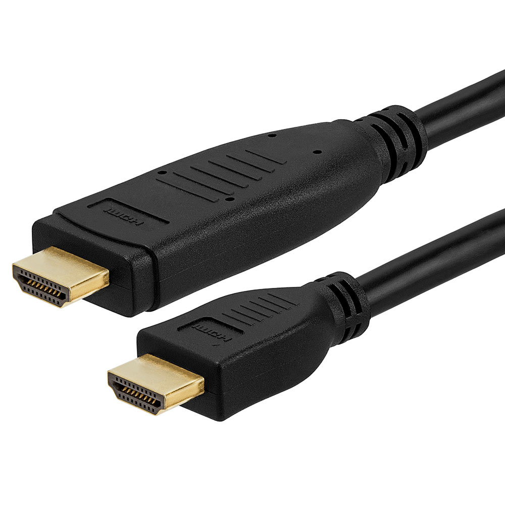 Active High Speed HDMI Cable 131 FT - Directional 4K HDMI Cord with Built-in Equalizer 18Gbps 4K 60Hz, Ethernet, 2160p, 3D, HDR (ARC) Audio Return Channel, Ultra HD (UHD) - 131 Feet, Black