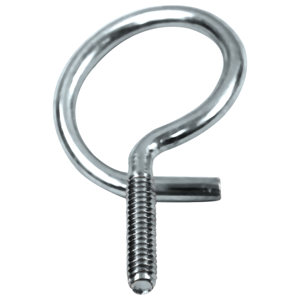 Wavenet – 1inch Bridle Ring Loop, Size Machine Screw 10-24 Thread for Cat6 Cat5e Optic Network Data Cable Management, Steel - 100 Pack