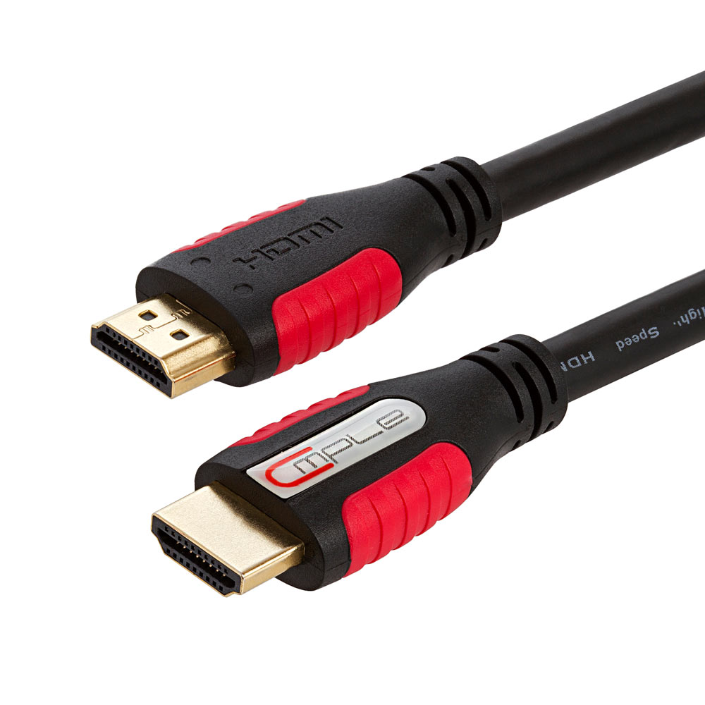 4K Gold Plated Ultra High Speed HDMI Cable - HDTV Cable with 3D HDR & Ethernet - 15 Feet, Black