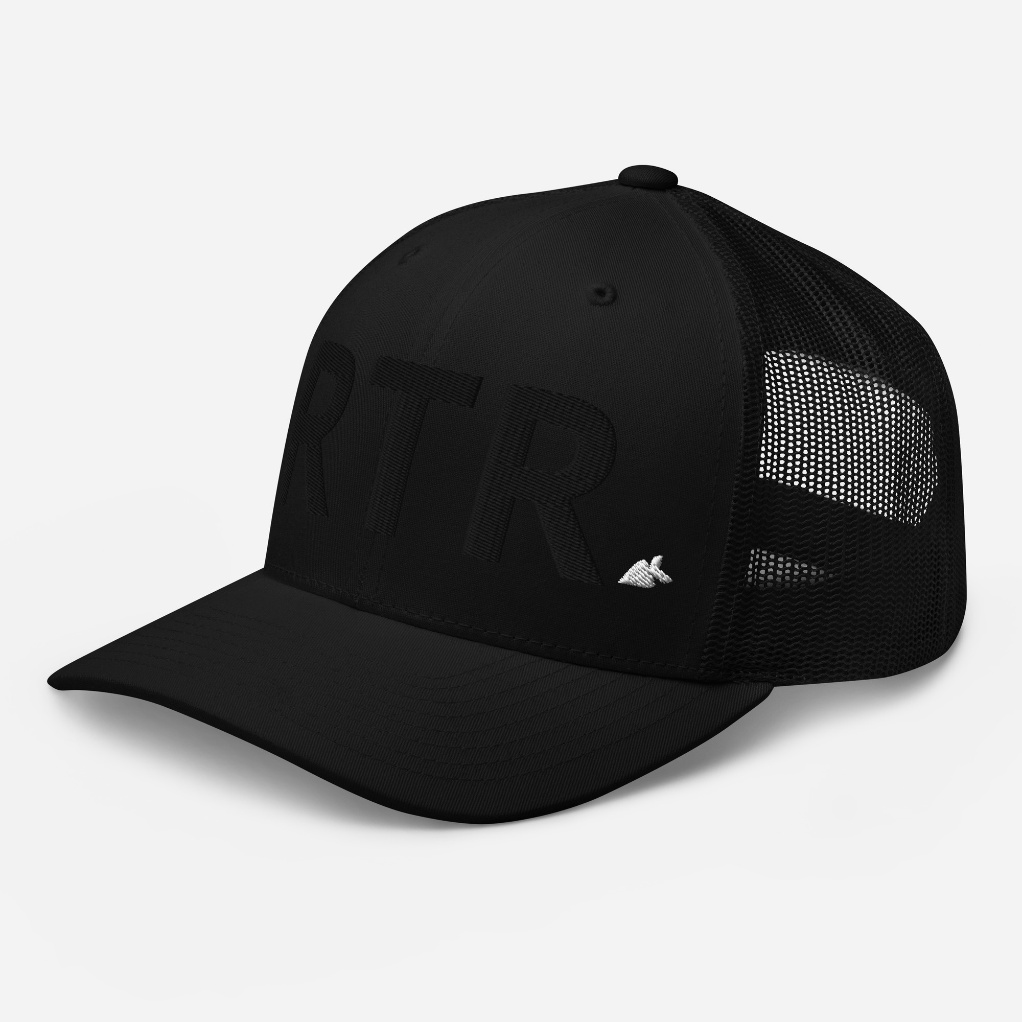 Kommvia RC Ready-To-Run (RTR) Trucker Hat – Black on Black - Image 4