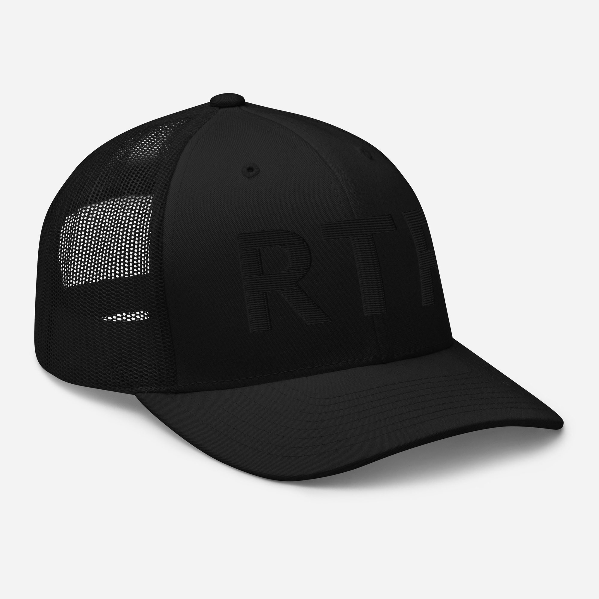 Kommvia RC Ready-To-Run (RTR) Trucker Hat – Black on Black - Image 6