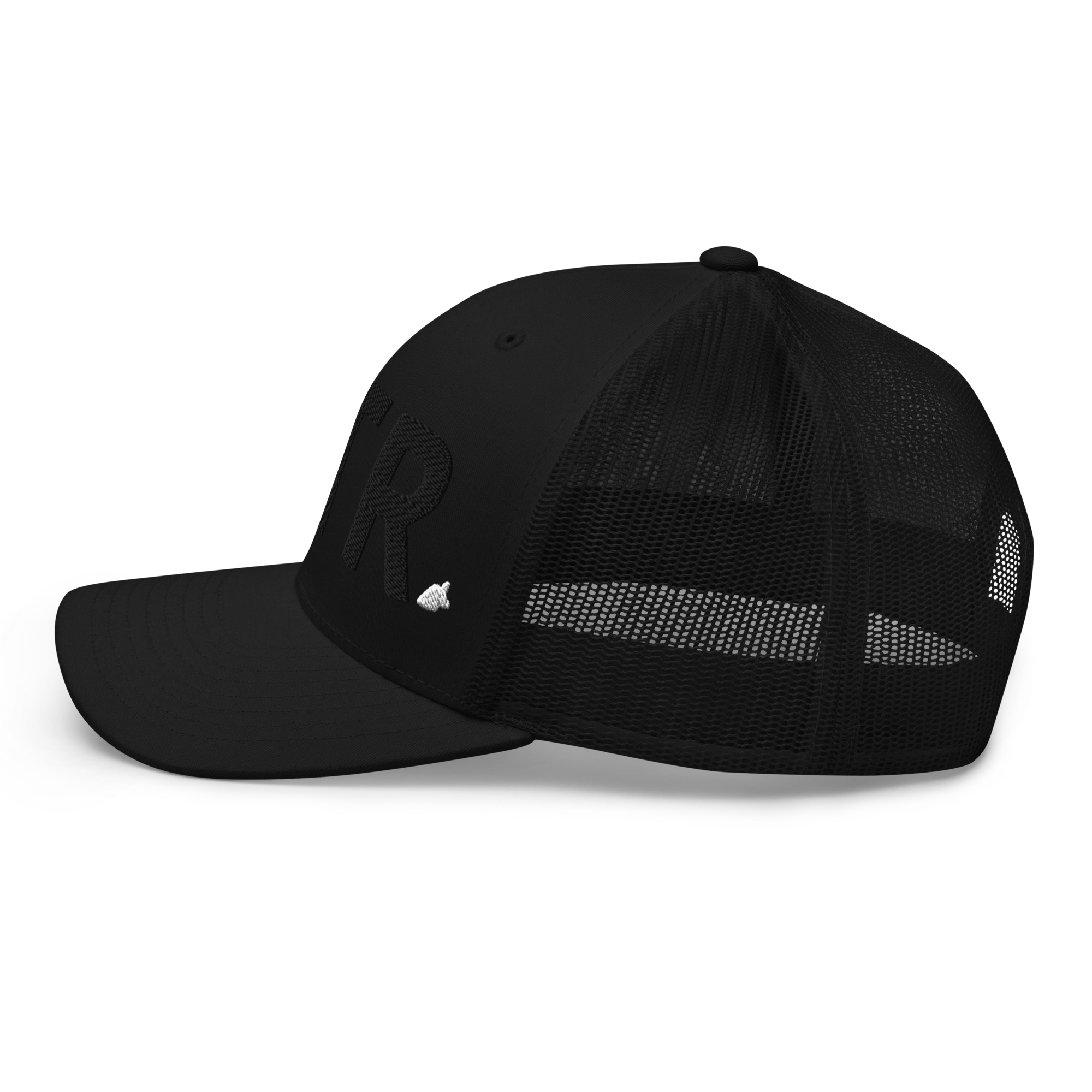 Kommvia RC Ready-To-Run (RTR) Trucker Hat – Black on Black - Image 3