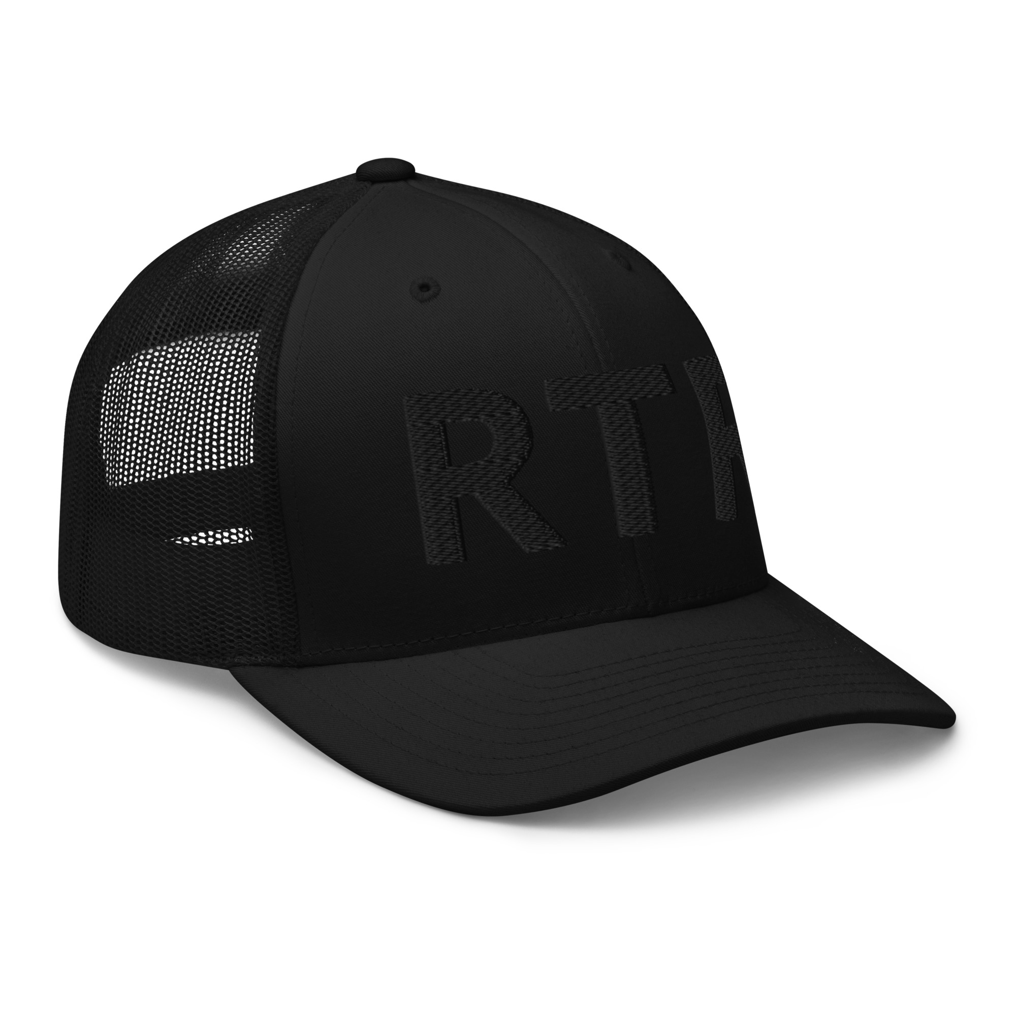 Kommvia RC Ready-To-Run (RTR) Trucker Hat – Black on Black - Image 6