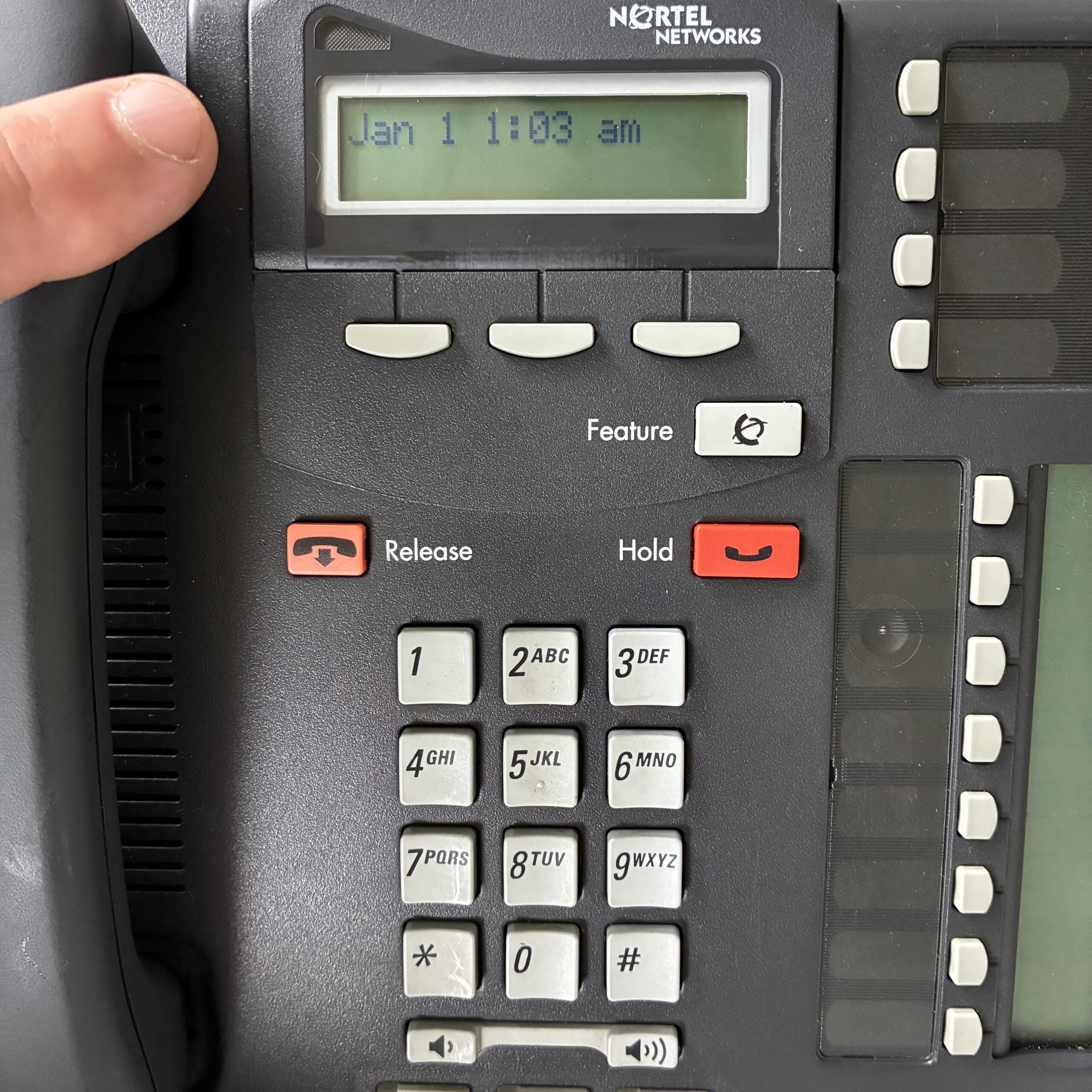 Nortel Networks T7316E Charcoal Business Phone NT8B27JAAA - Refurbished & Tested - Image 9