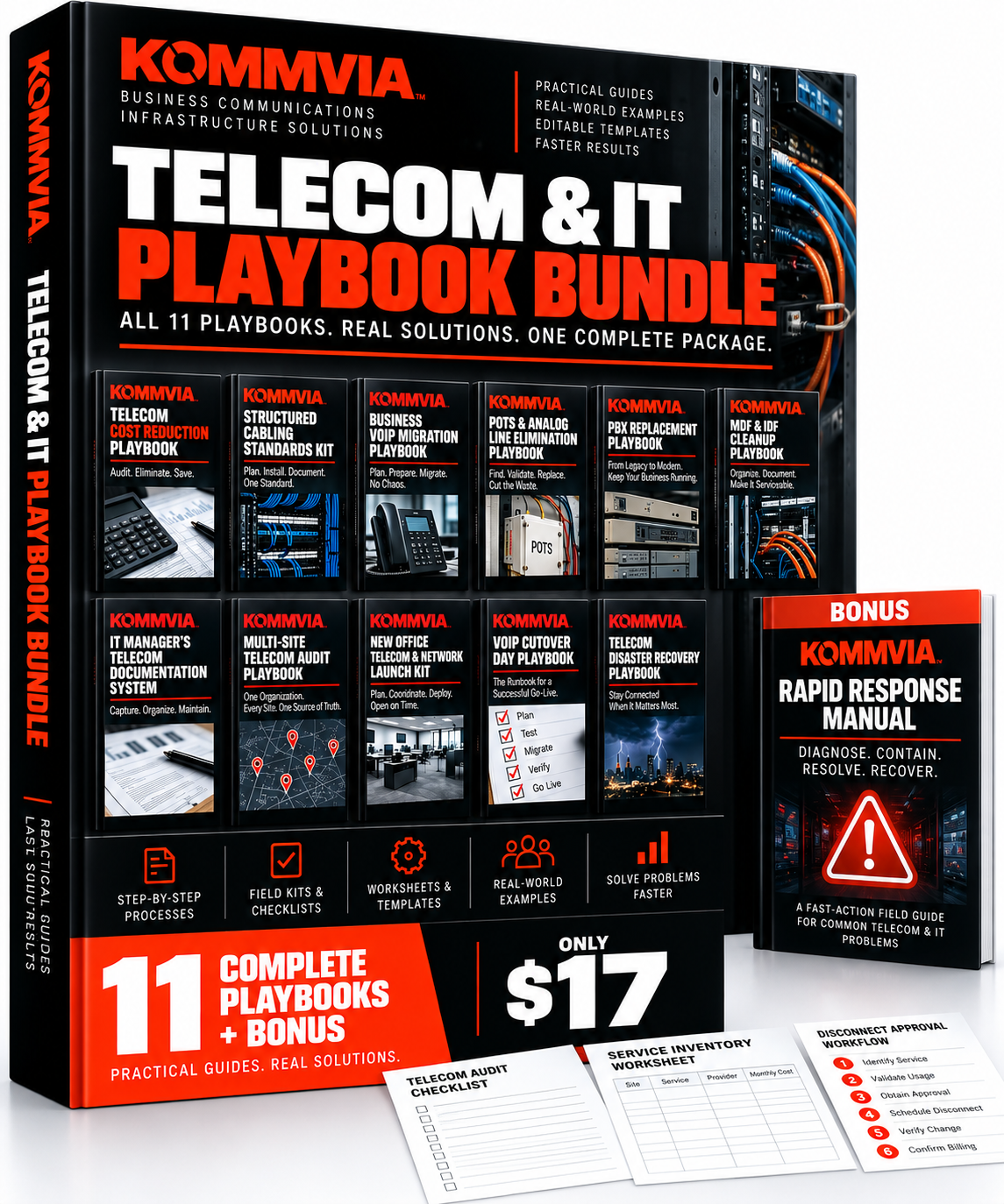 Kommvia Telecom & IT Playbook Complete Bundle